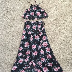 2-Piece Floral Maxi